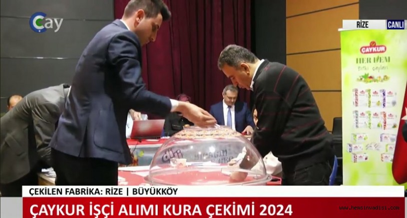 ÇAYKUR KURA SONUÇLARI