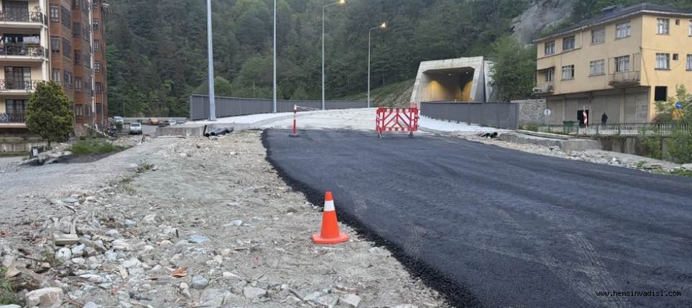 HEMŞİN TÜNELİ ULAŞIMA AÇILIYOR
