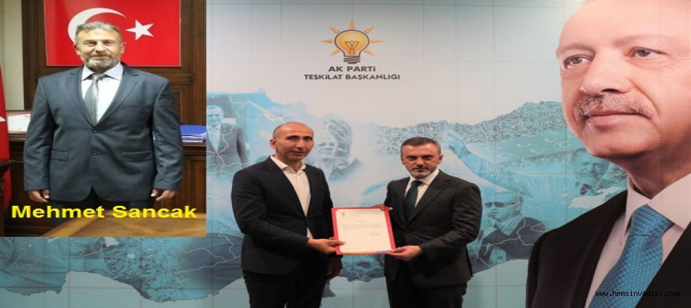 AK PARTİ İLÇE BAŞKANI ATANDI