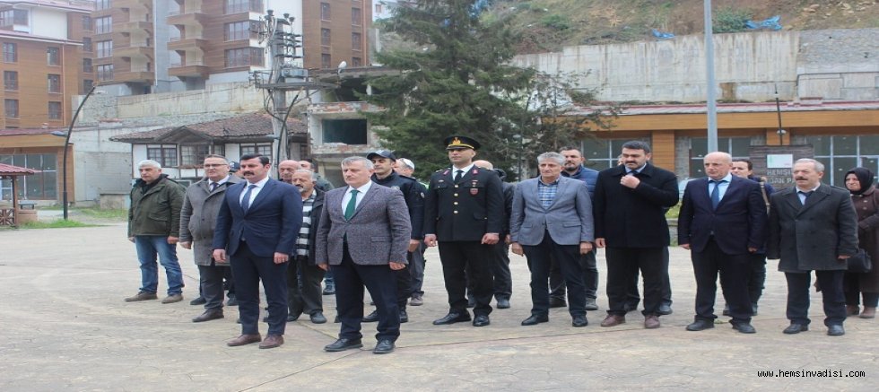 HEMŞİN'DE ŞEHİTLER ANILDI