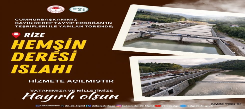 HEMŞİN DERESİ ISLAHI 