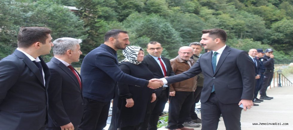 HEMŞİN KAYMAKAMI GÖREVİNE BAŞLADI
