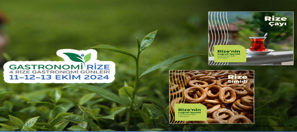 RİZE GASTRONOMİ GÜNLERİ BAŞLIYOR
