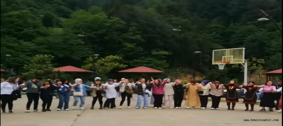 ÜNİVERSİTE ÖĞRENCİLERİ HEMŞİN'İ ŞENLENDİRDİ