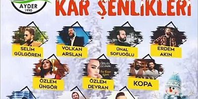 ayder kar festivali rize çamlıhemşin hemşin