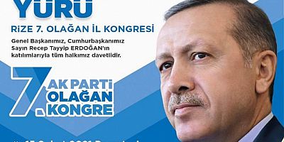CUMHURBAŞKANI ERDOĞAN RİZE'YE GELİYOR